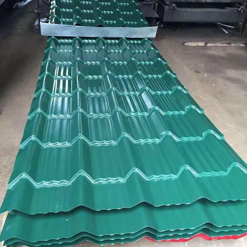 Colour Coated Corrugated Iron Sheets Galvanized Roofing Sheet Zinc Plates Meter Price